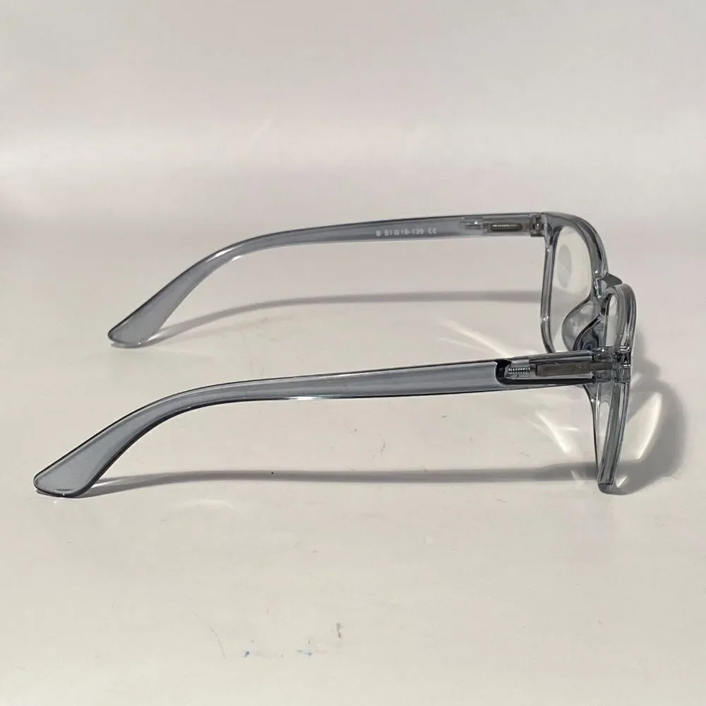1508 Colette 1.5 Grey Reading Glasses Soft Butterfly Readers NWT
